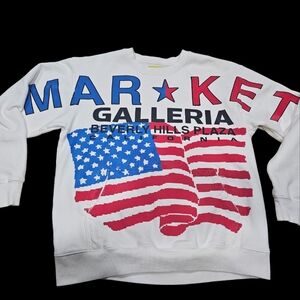 Market Fleece‎ Crew Neck Sweatshirt Size Medium Street Influenced
